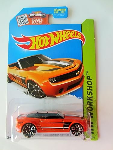 Hot Wheels 2015 HW Workshop Camaro Convertible Concept 246/250, Orange