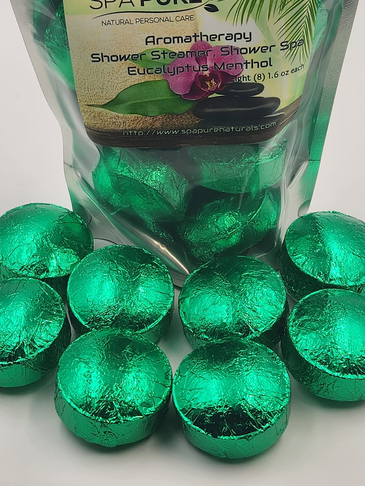 8 Lavender Mint Aromatherapy Shower Bombs 1.6 oz Each with 100% Natural/Organic Essential Oils - Transform Your Shower - Transform Your Mood…