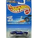 Hot Wheels Mattel 1997 Blue Streak Series 1:64 Scale Blue Olds 442 Die Cast Car 1/4