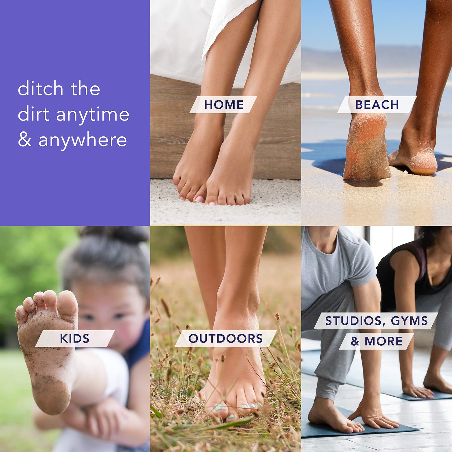 Barefoot Scientist Clean Slate Textured Cleansing Towelettes for Fresh Clean Feet
