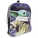 Fast Forward Star Wars The Child Baby Yoda 11" Half Moon Backpack Standard, Gray