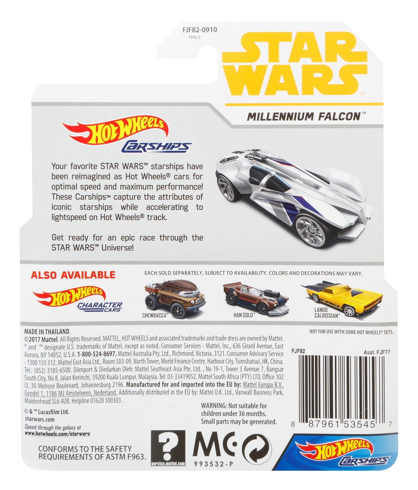 Hot Wheels Millennium Falcon Vehicle