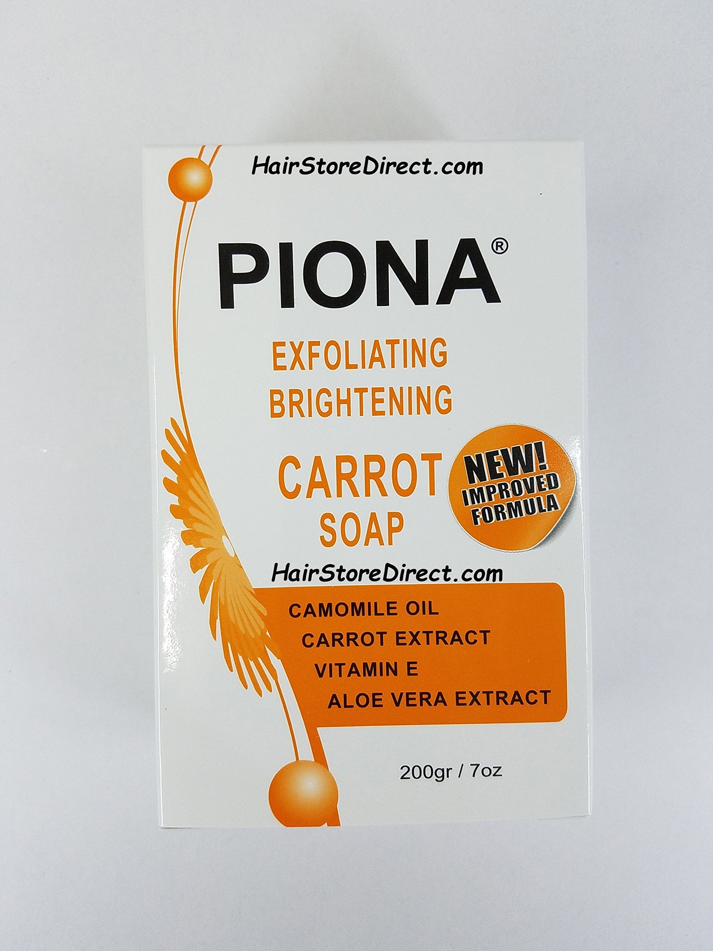 Piona Exfoliating & Carrot Soap 7oz