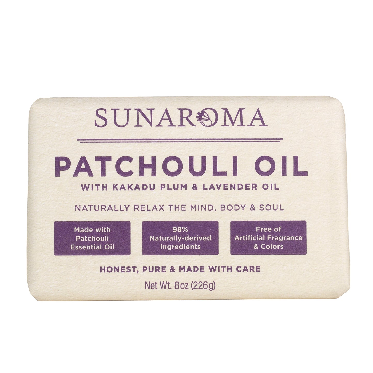 Sunaroma Patchouli Oil Relaxing Body Bar, 8 oz Beauty & Personal Care SUNAROMA