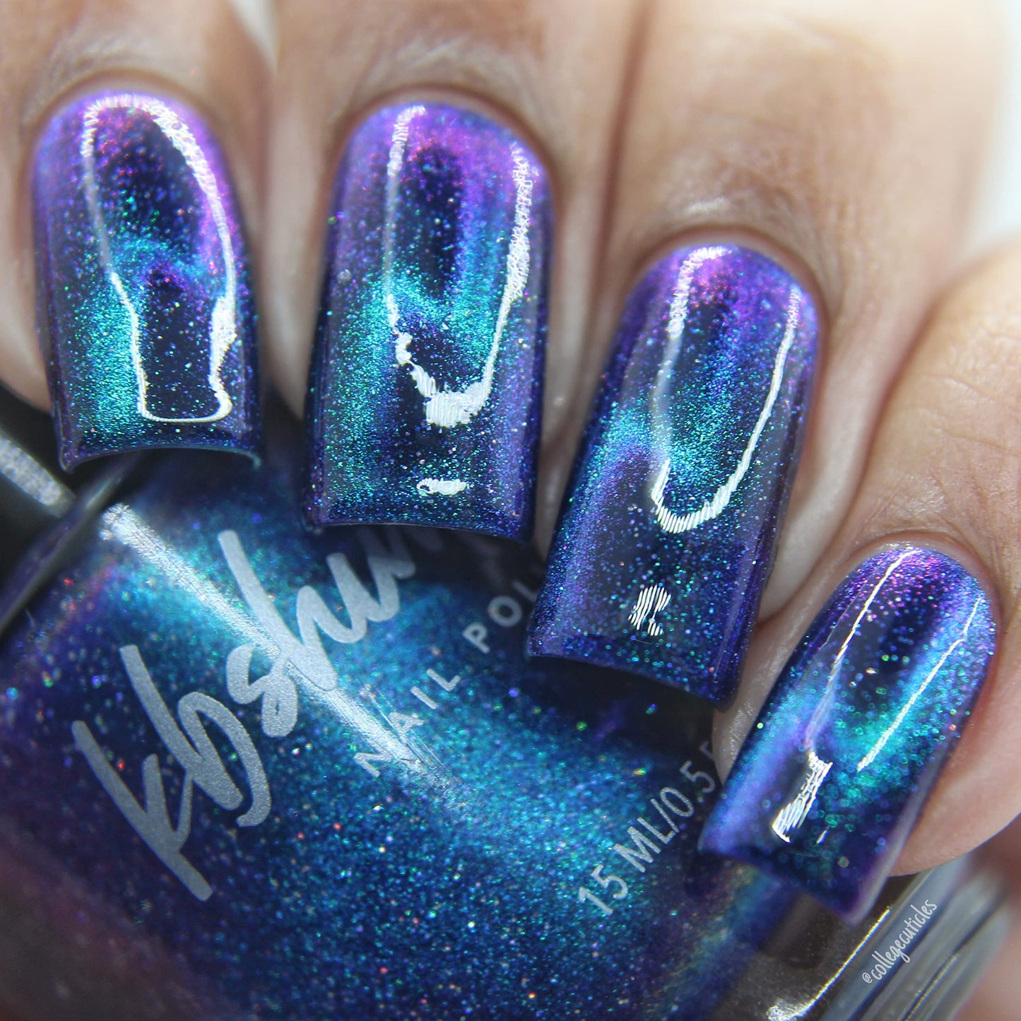 KBShimmer How Polarizing Multichrome Magnetic Nail Polish 0.5 oz Full Sized Bottle