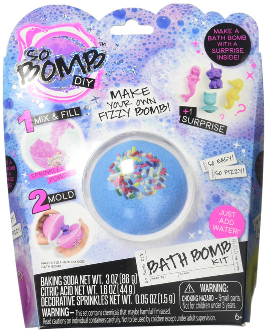 Make Your Own Bath Bomb - Canal Toys - So Bomb DIY Blister Pack, Surprise Toy Bath Bomb for Kids