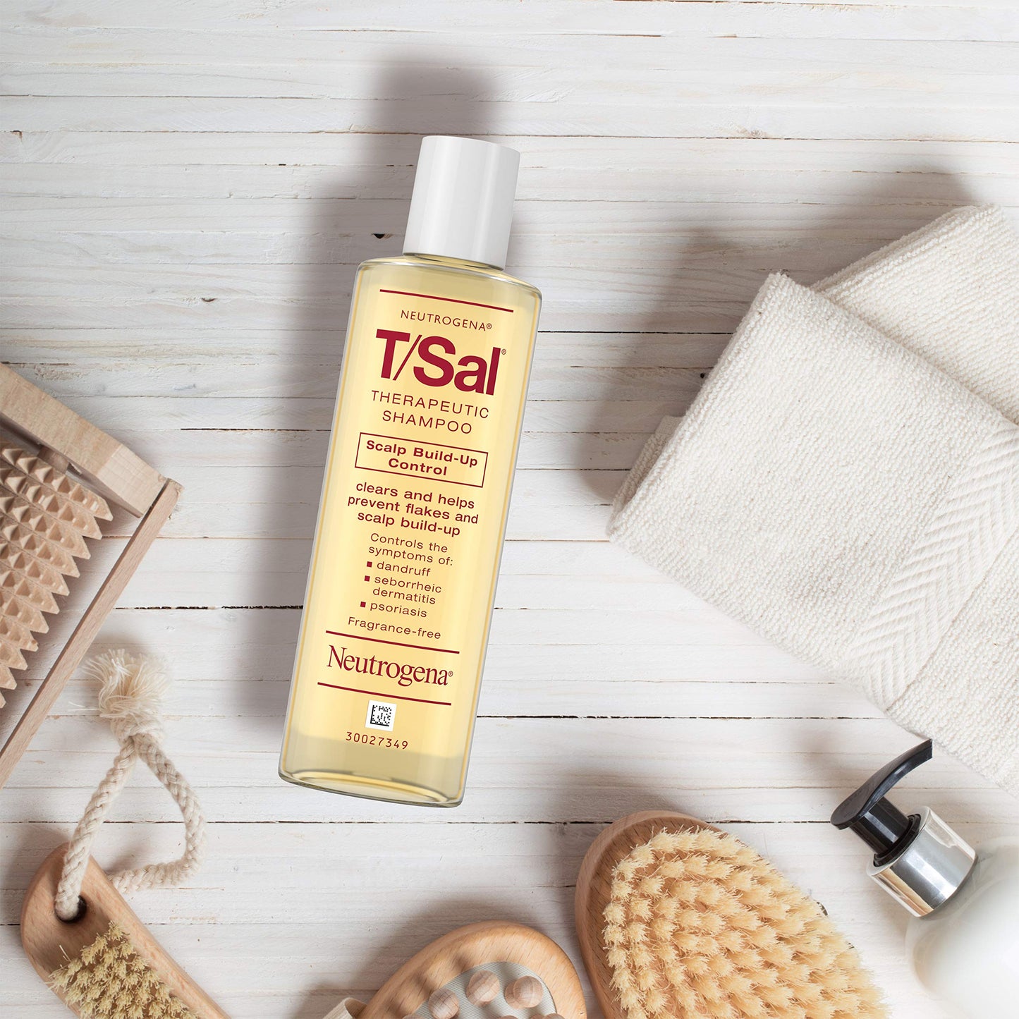 Neutrogena T/Sal Therapeutic Scalp Shampoo for Scalp Build-Up Control with 3% Salicylic Acid, Scalp Treatment for Dandruff, Scalp Psoriasis
