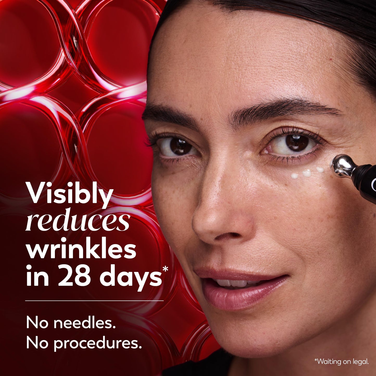 Olay Regenerist Under Eye Cream Roller, Eye Wrinkle Cream, Crows Feet & Bags Treatment, Anti-Wrinkle, Anti-Aging Serum, Fragrance-Free, Hexa-Repair