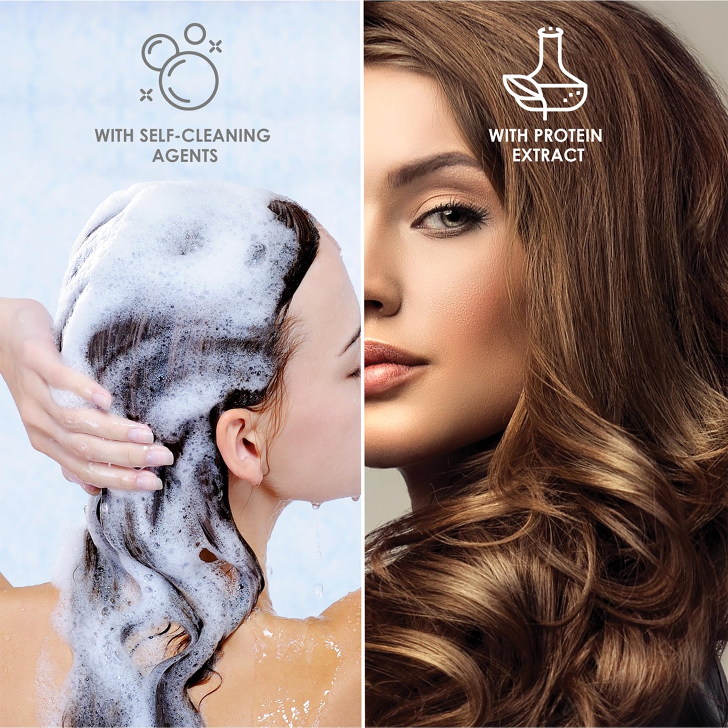 BOXY COLOR Coloring kit professional, permanent color cream hair dye with Vegetal Protein to get Hair with intense color shiny and silky. 100% Gray