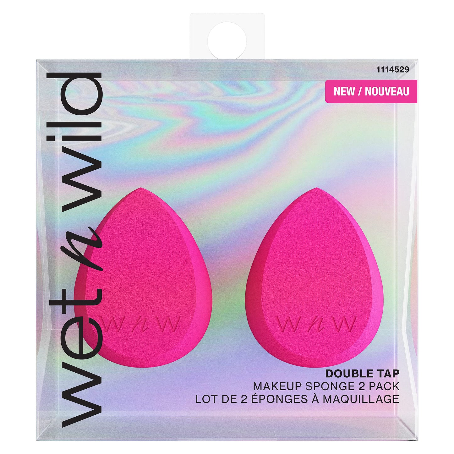 wet n wild Double Tap Makeup Sponge Set, Foundation Blending Beauty Sponge Flawless for Liquid, Cream, and Powder Dry and Wet Blender Make Up Use