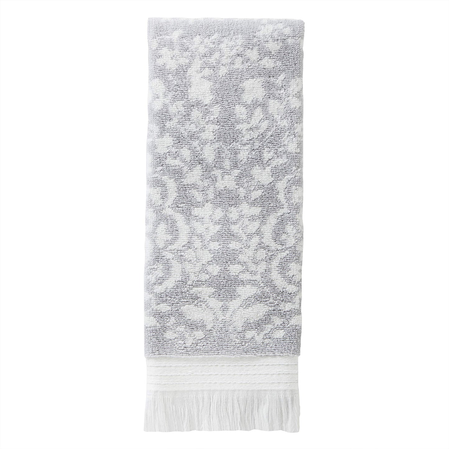 SKL Home by Saturday Knight Ltd. Carrick Medallion 100% Turkish Cotton Hand Towel (2-Pack), Gray