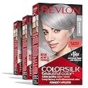 Revlon Colorsilk Beautiful Color Permanent Hair Color, (OLD VERSION) 82B Silver Blonde (Pack of 3)