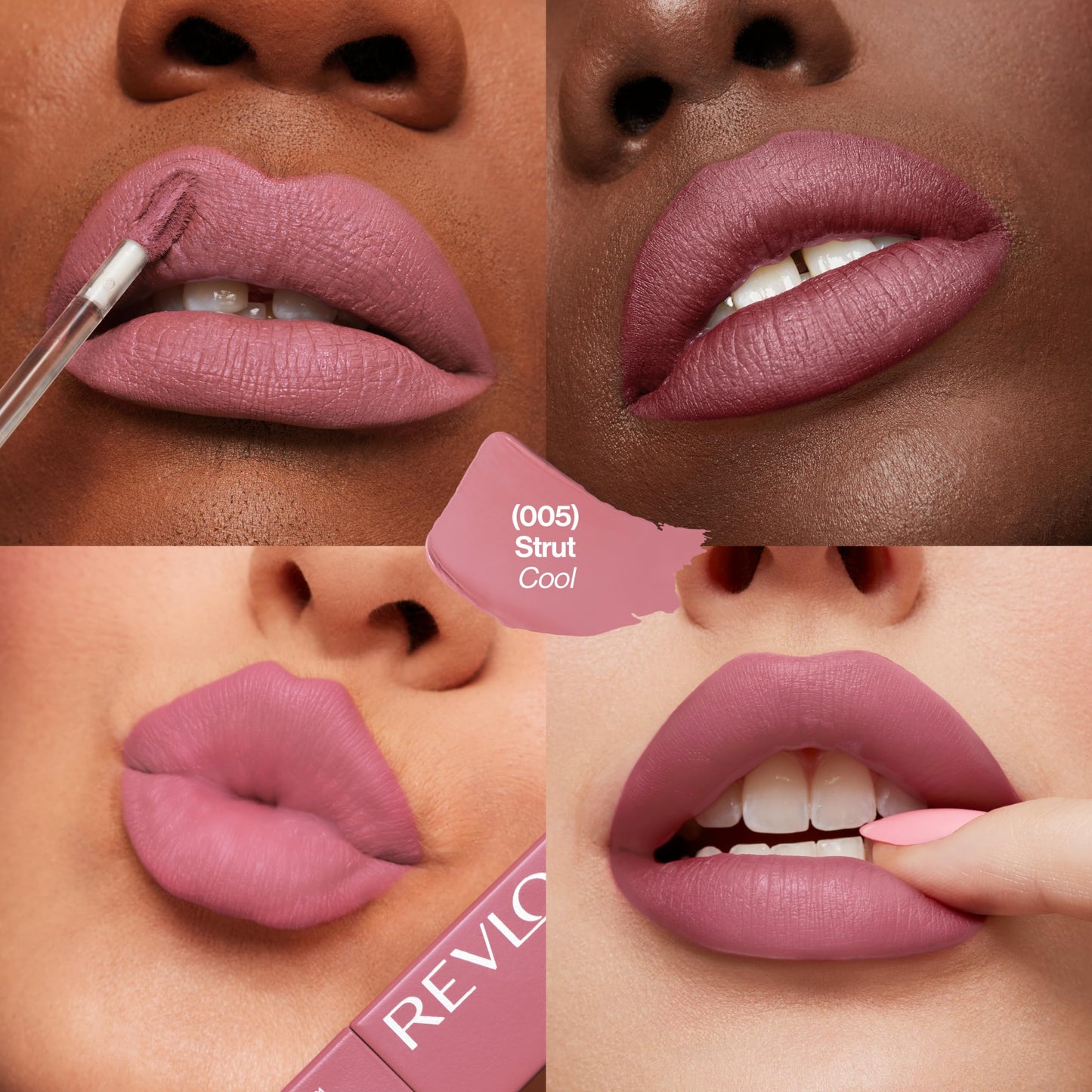 Revlon ColorStay Limitless Matte Liquid Lipstick, Vegan Formula, No-Budge, Longwear Lip Color, Long Lasting, Lightweight/Comfortable, Waterproof, 005