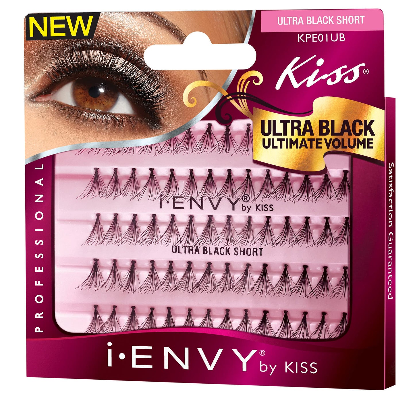 Kiss I Envy Ultra Black Short Lashes (3 PACK)