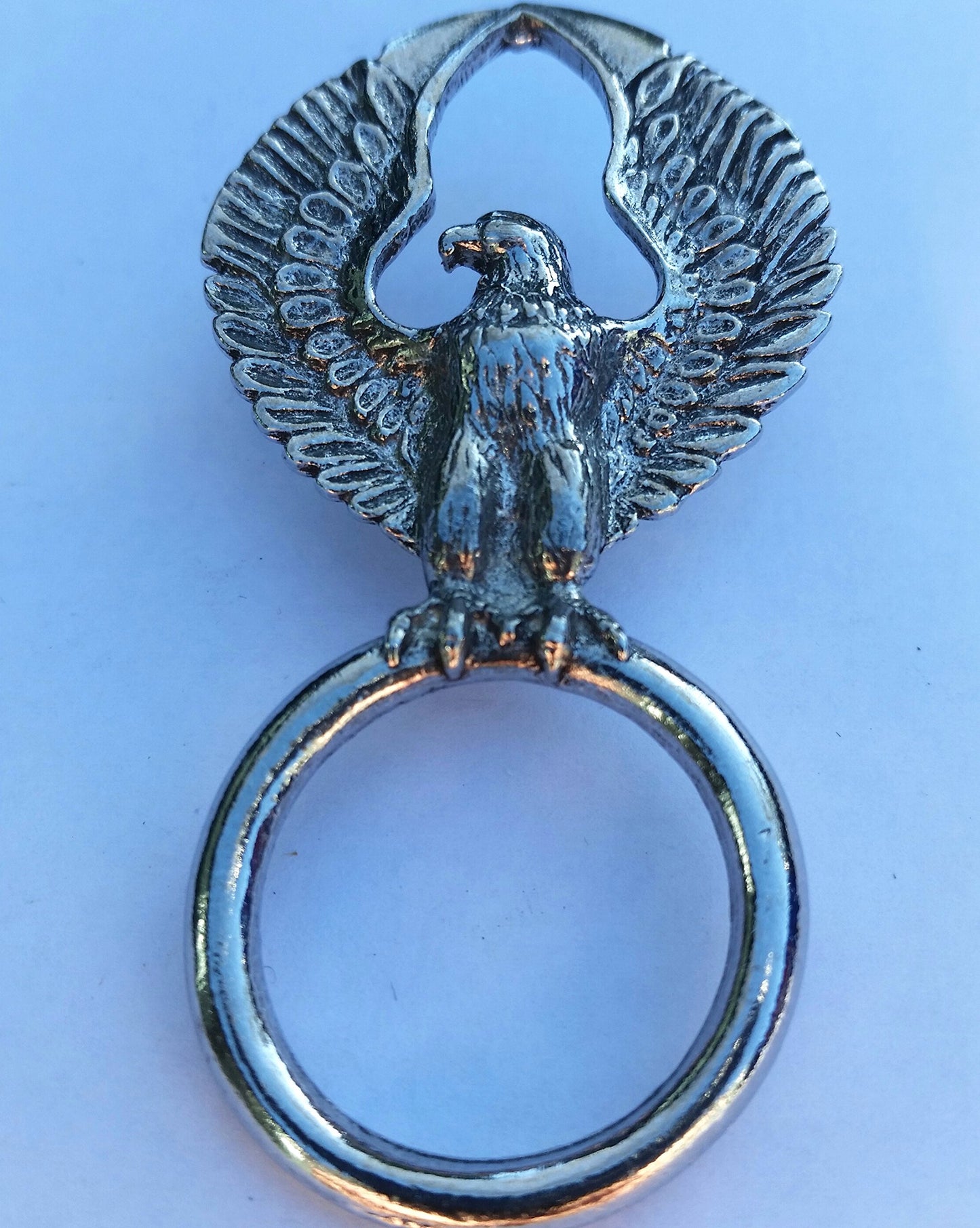 BIKER SUNGLASSES HOLDER PIN UPWING EAGLE