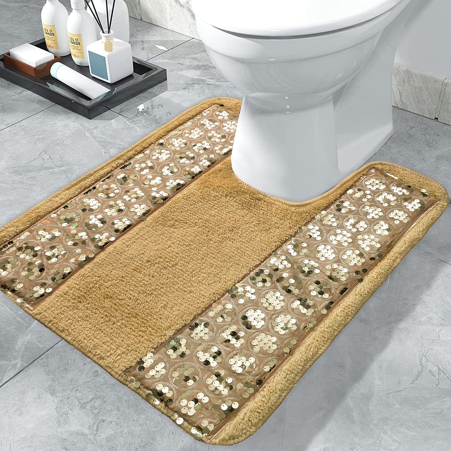 Popular Bath Champagne Sinatra, Contour Rug