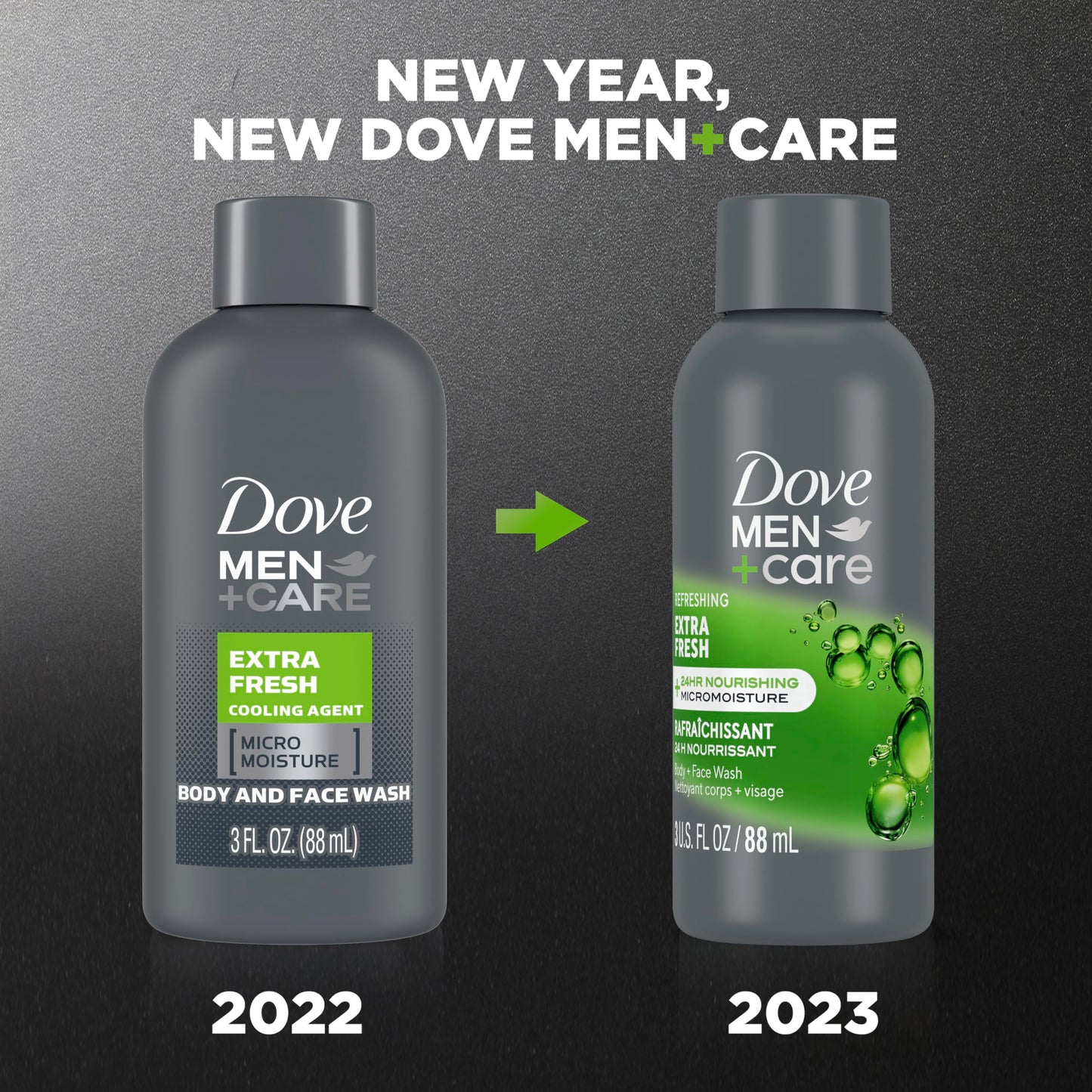 Dove Men+Care Refreshing Extra Fresh with 24-Hour Nourishing Micromoisture Technology Body Wash for Men 3 oz Beauty and Personal Care DOVE MEN + CARE