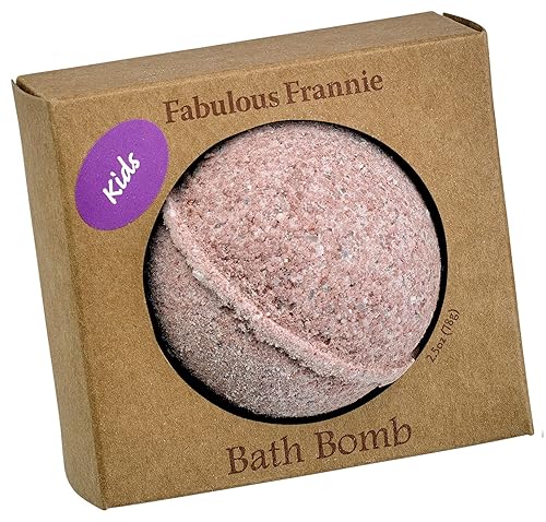 Fabulous Frannie Kid's Peace and Calm Natural, Handmade Bath Bomb Set, Rich in Essential Oil, Salt, Coconut Oil, Witch Hazel 2.5oz (Pack of 1)