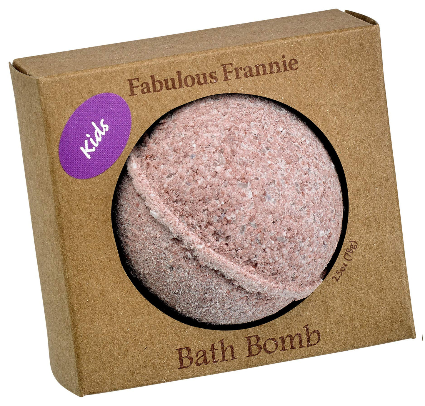 Fabulous Frannie Kid's Peace and Calm Natural, Handmade Bath Bomb Set, Rich in Essential Oil, Salt, Coconut Oil, Witch Hazel 2.5oz (Pack of 1)