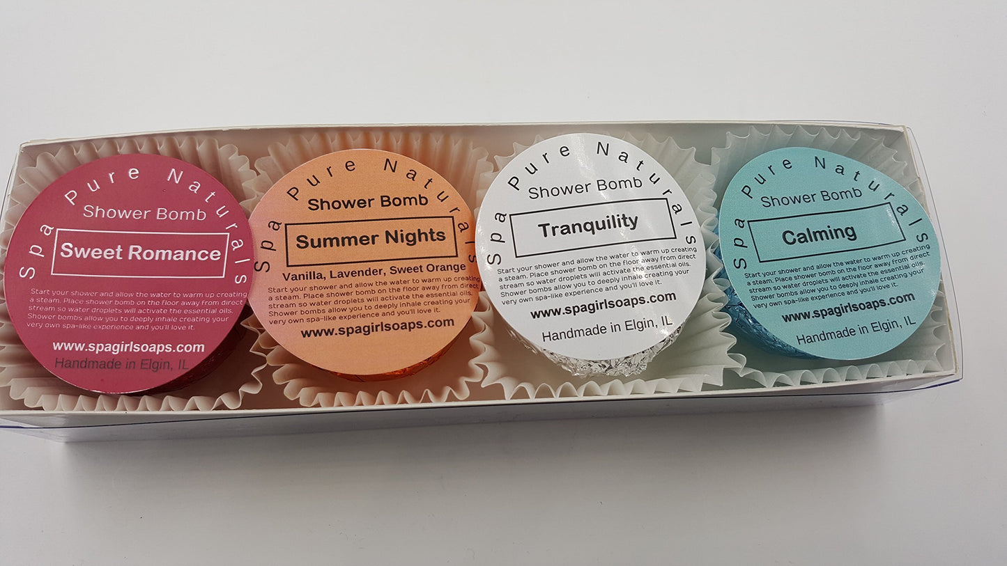 SPA PURE Wellness Collection III Aromatherapy - Fizzing Shower Bombs by Spa Pure Naturals