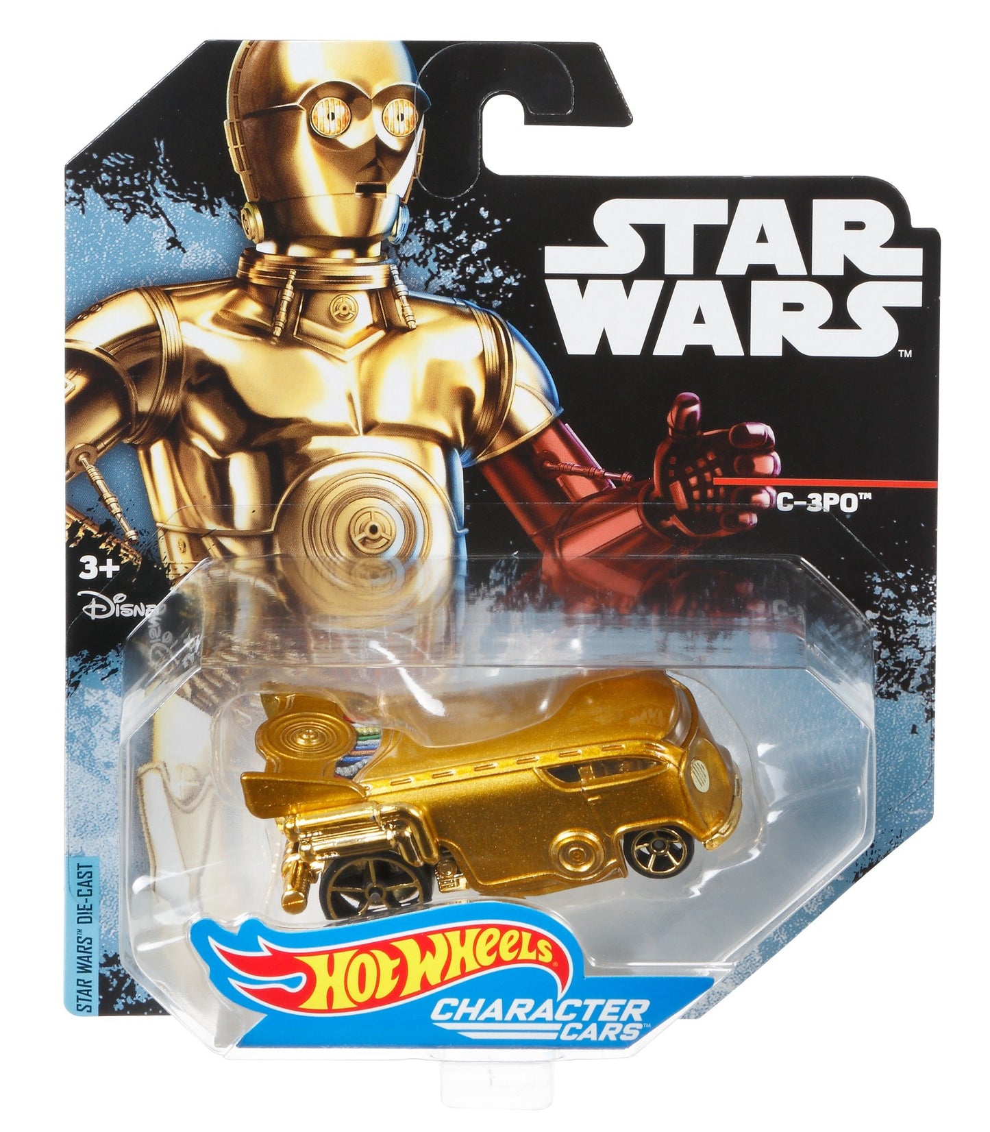 Hot Wheels Star Wars Rogue One Character Car, C-3PO (Episode 7)
