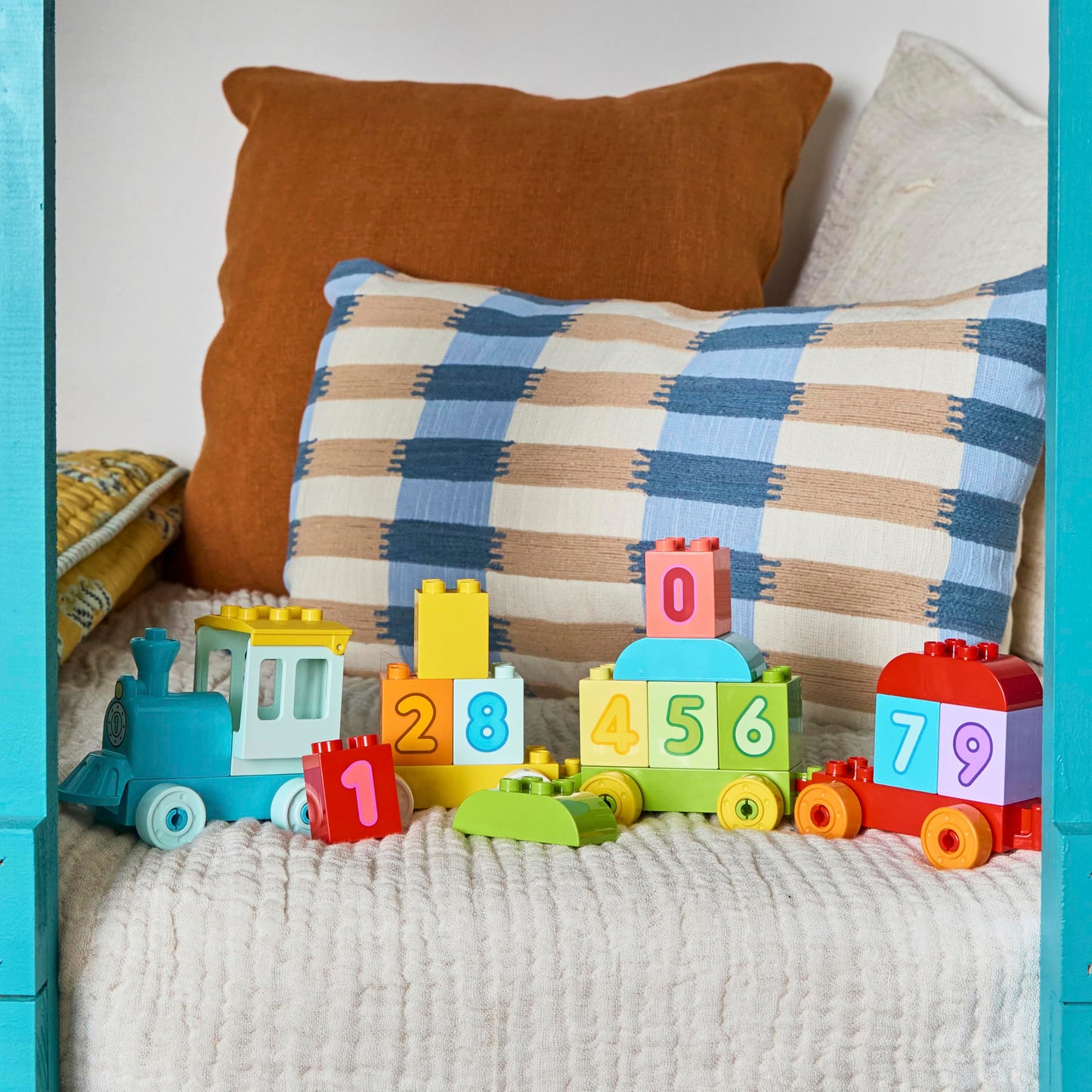 LEGO DUPLO My First Number Train 10954, Preschool Learning Toy with Number Bricks, Educational Building Set for Toddlers Ages 1.5-3