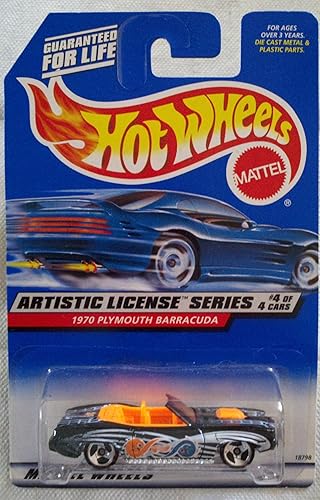 Hot Wheels 1998 Collector No. 732 - Artistic License Series - 1970 Plymouth Barracuda - 4 of 4