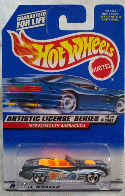 Hot Wheels 1998 Collector No. 732 - Artistic License Series - 1970 Plymouth Barracuda - 4 of 4
