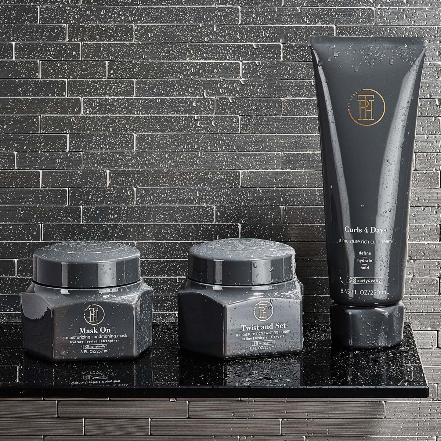TPH BY TARAJI Twist and Set Twisting Creme & Defining Curl Cream for Curly & Coily Hair with Shea Butter, Mango Seed Butter, & Pequi Oil | Sulfate