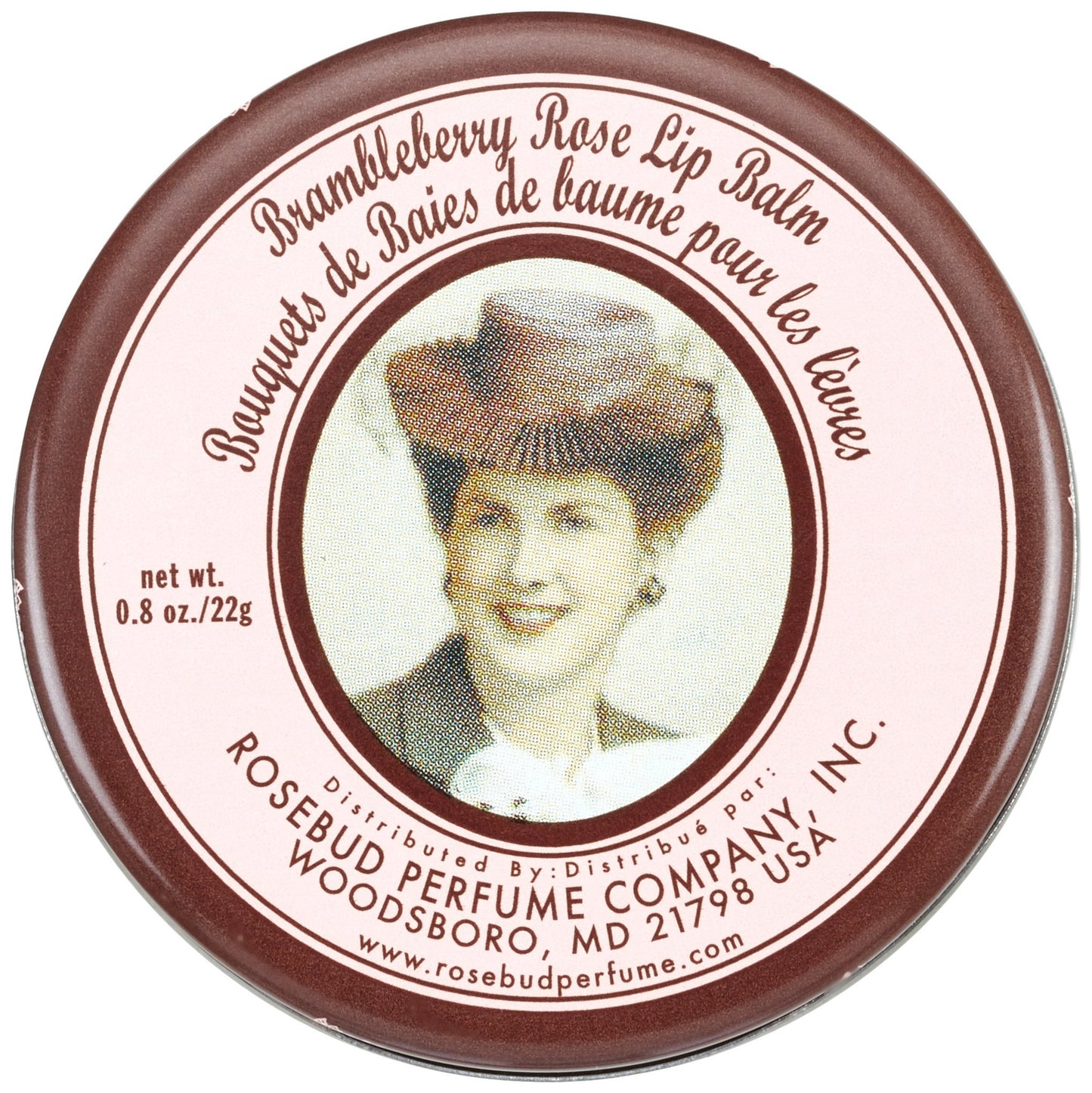 Rosebud Lip Balm, Brambleberry Rose, .8 Ounce