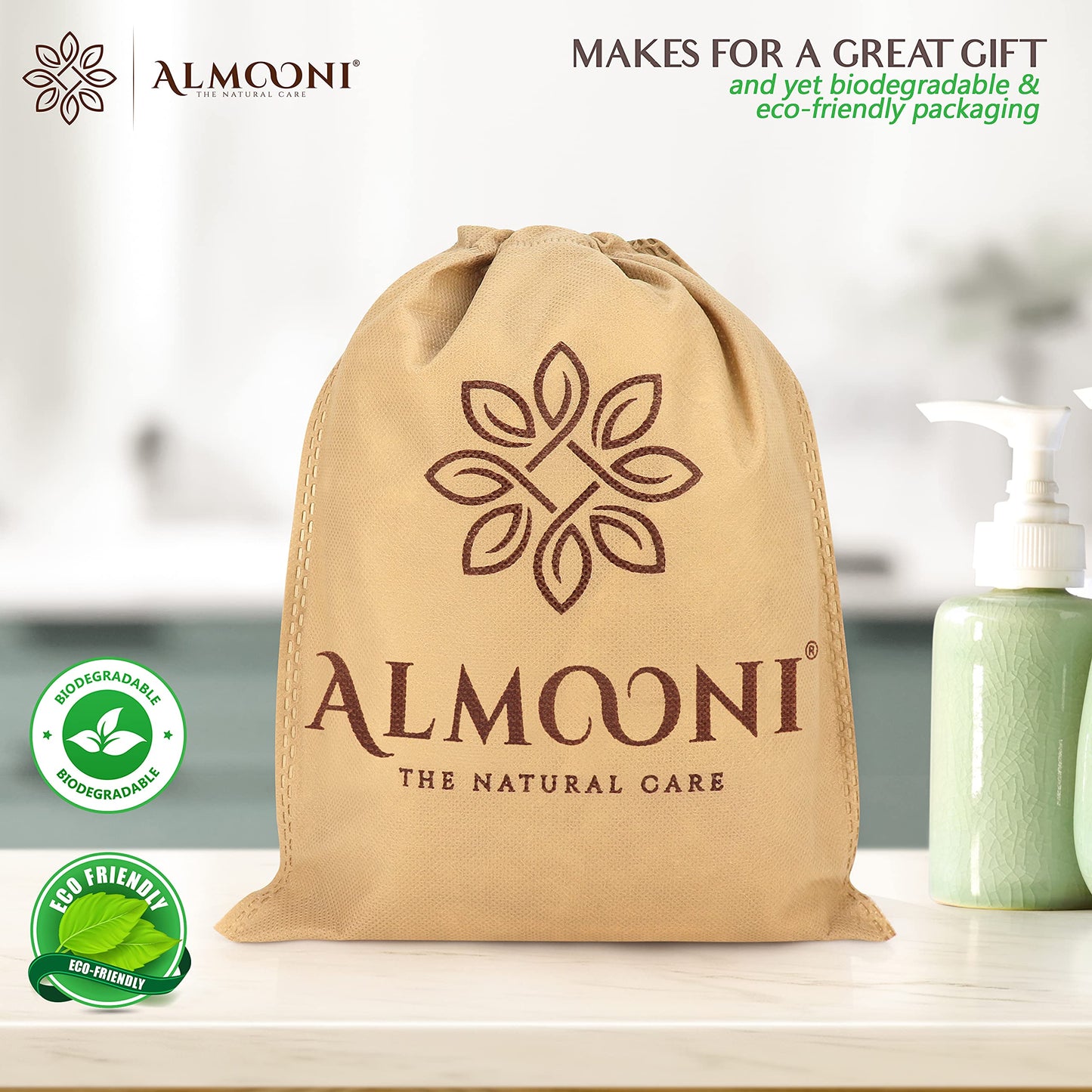 Premium Exfoliating Loofah Glove Pad Body Scrubber. Our Mitt Gloves are Made of Natural Egyptian Shower Loufa Sponge That Gets You Clean, Not Just