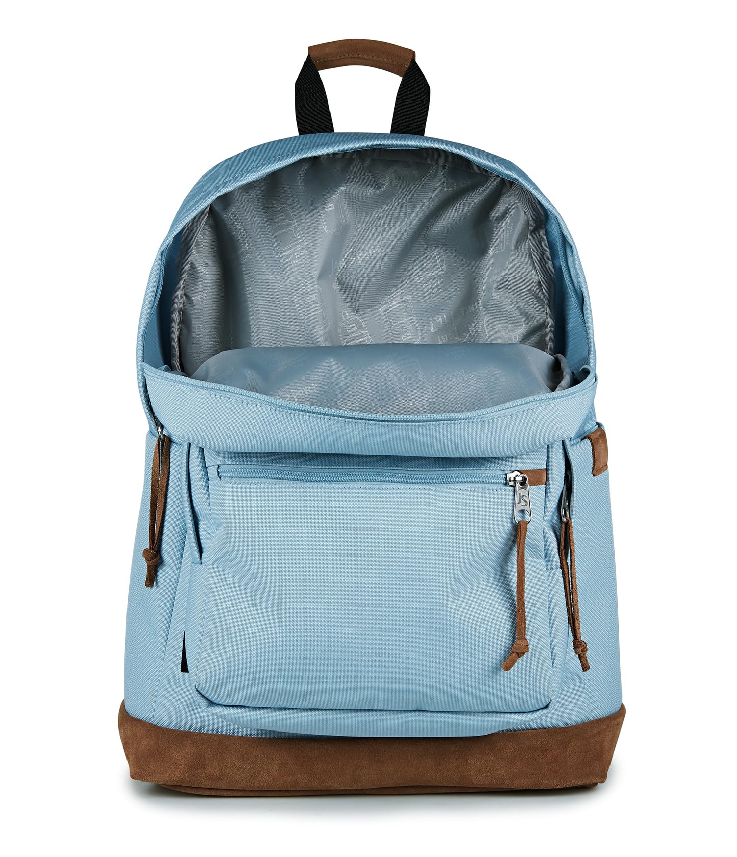 JanSport Right Pack Premium Backpack - Daypack with 15" Laptop Sleeve, Main Compartment, Water Bottle Pocket, Blue Dusk