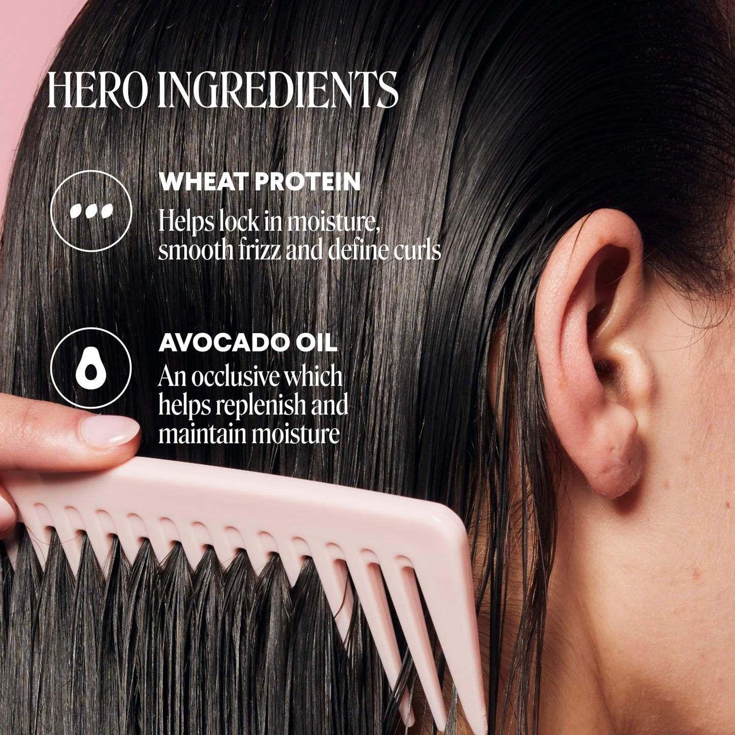 MONDAY Haircare SMOOTH Shampoo + Conditioner with Wheat Protein & Avocado Oil for Frizz-Prone Hair 90 mL (Dual Set)