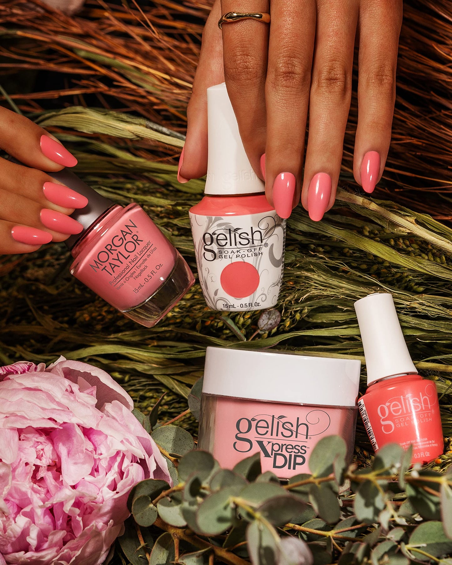 Gelish Full Bloom Collection Xpress Dip N Brush Powder Nail Manicure - Plant One On Me, 1.5 oz Beauty & Personal Care Gelish
