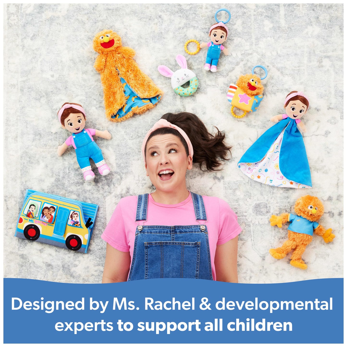 Ms. Rachel Speak & Sing Doll 16” Tall Interactive Toy with 4 Songs & 16+ Phrases, Toddler Toys for Girls & Boys Ages 6 Months to 3+ Years
