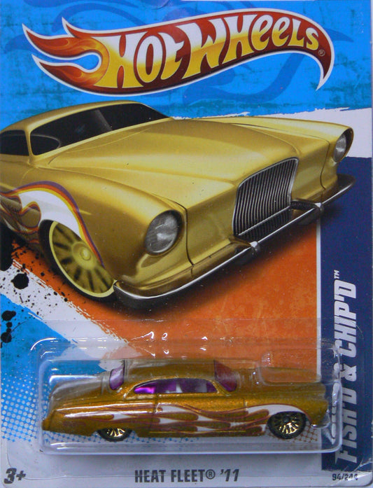 2011 Hot Wheels Fish'd & Chip'd Gold #94/244