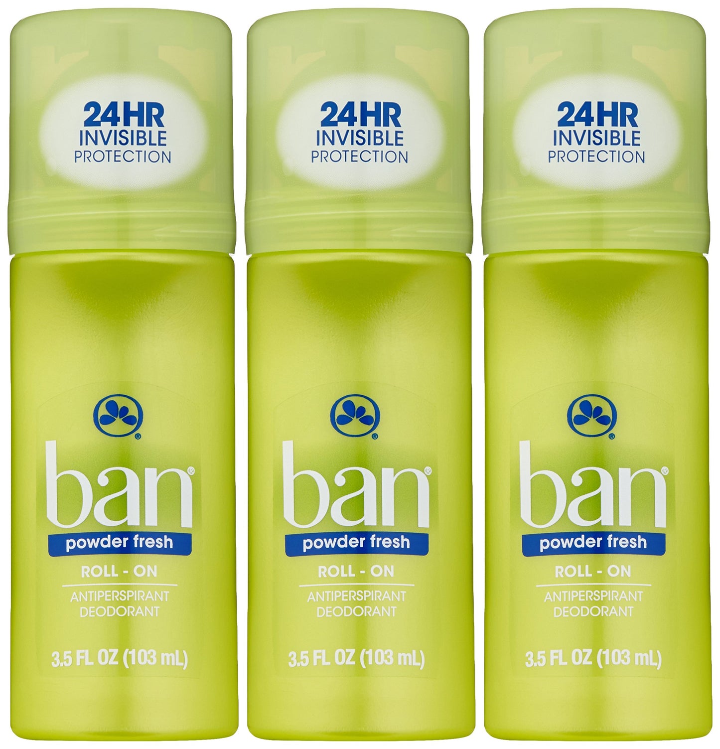 Ban Roll-On Antiperspirant Deodorant, Powder Fresh, 3.5-Ounce (Pack of 3) Beauty and Personal Care Ban