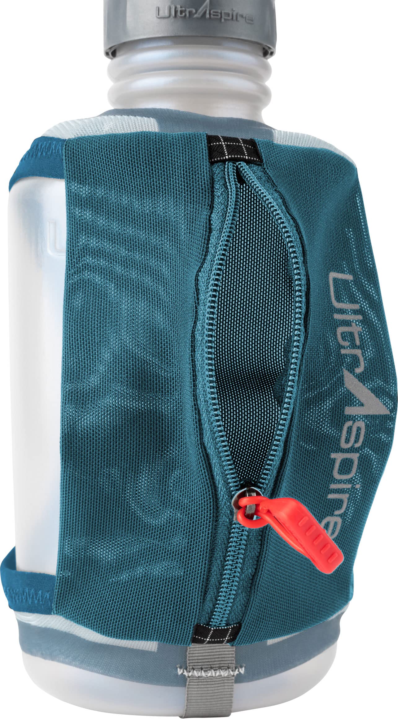 Ultraspire 550 Pocket Handheld Running Water Bottle - Emerald Blue, 550 mL