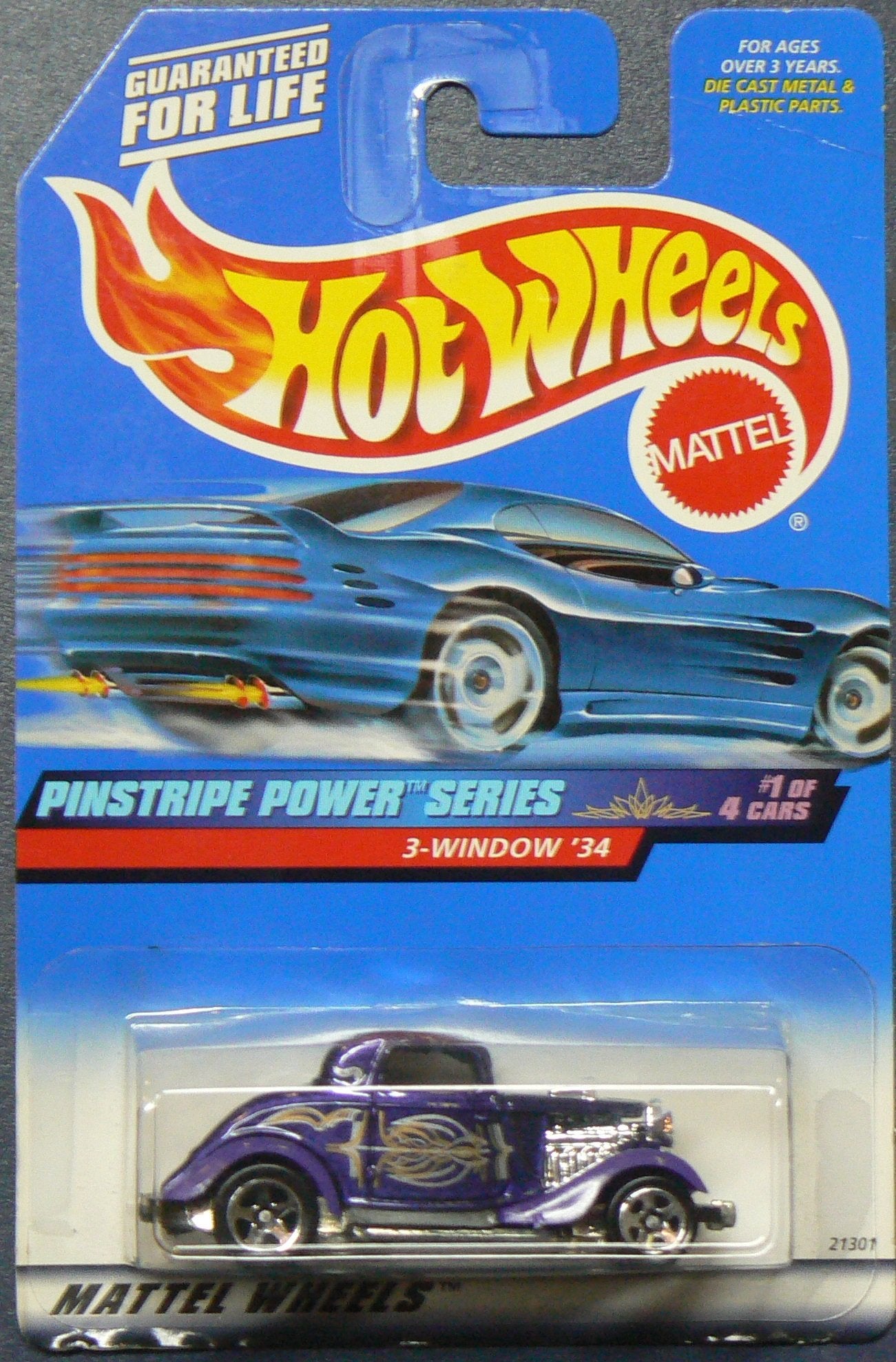 Hot Wheels, 3-Window '34, Pinstripe Power Series 1 of 4, #953