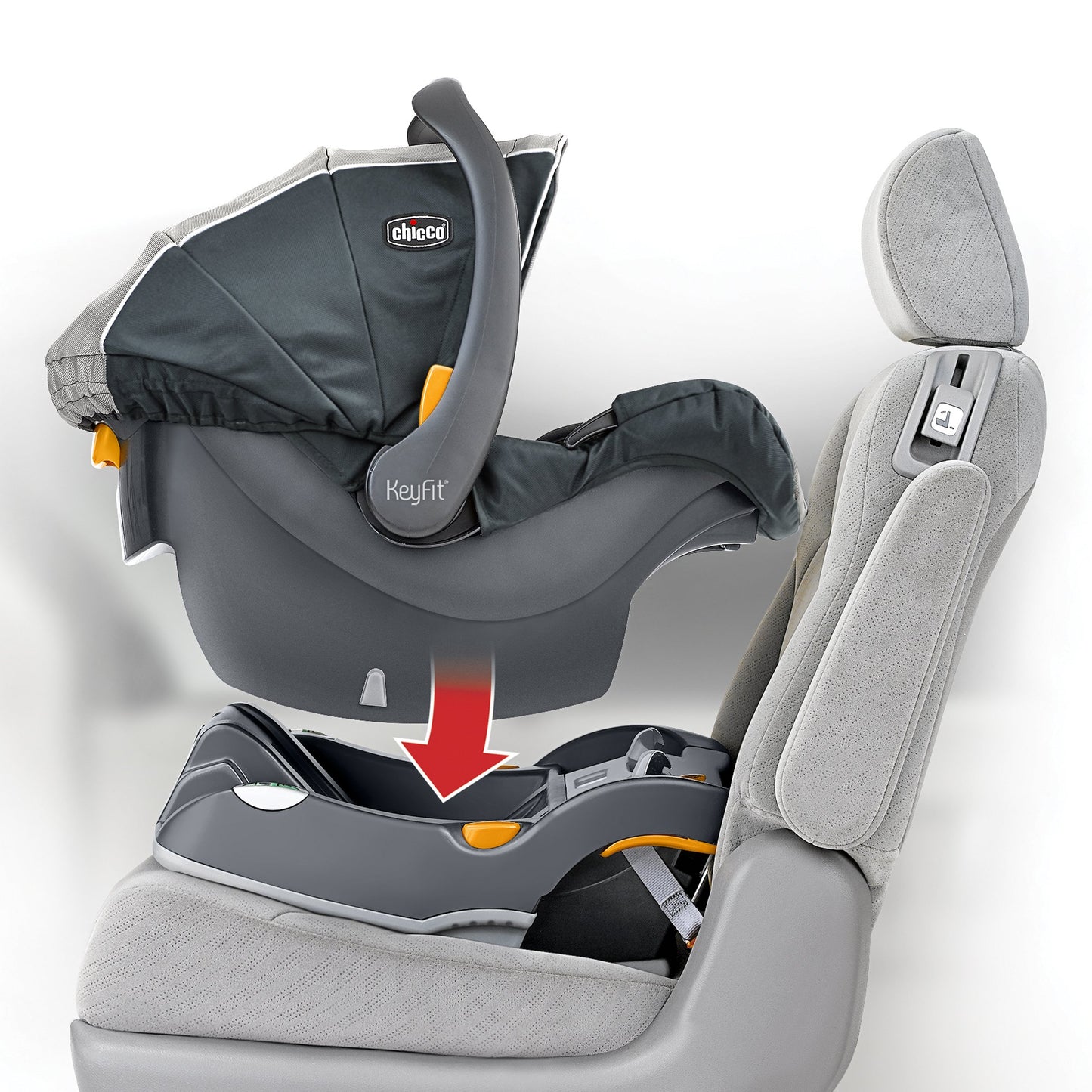 Chicco KeyFit 30 Infant Car Seat and Base, Rear-Facing Seat for Infants 4-30 lbs., Infant Head and Body Support, Compatible with Chicco Strollers,…