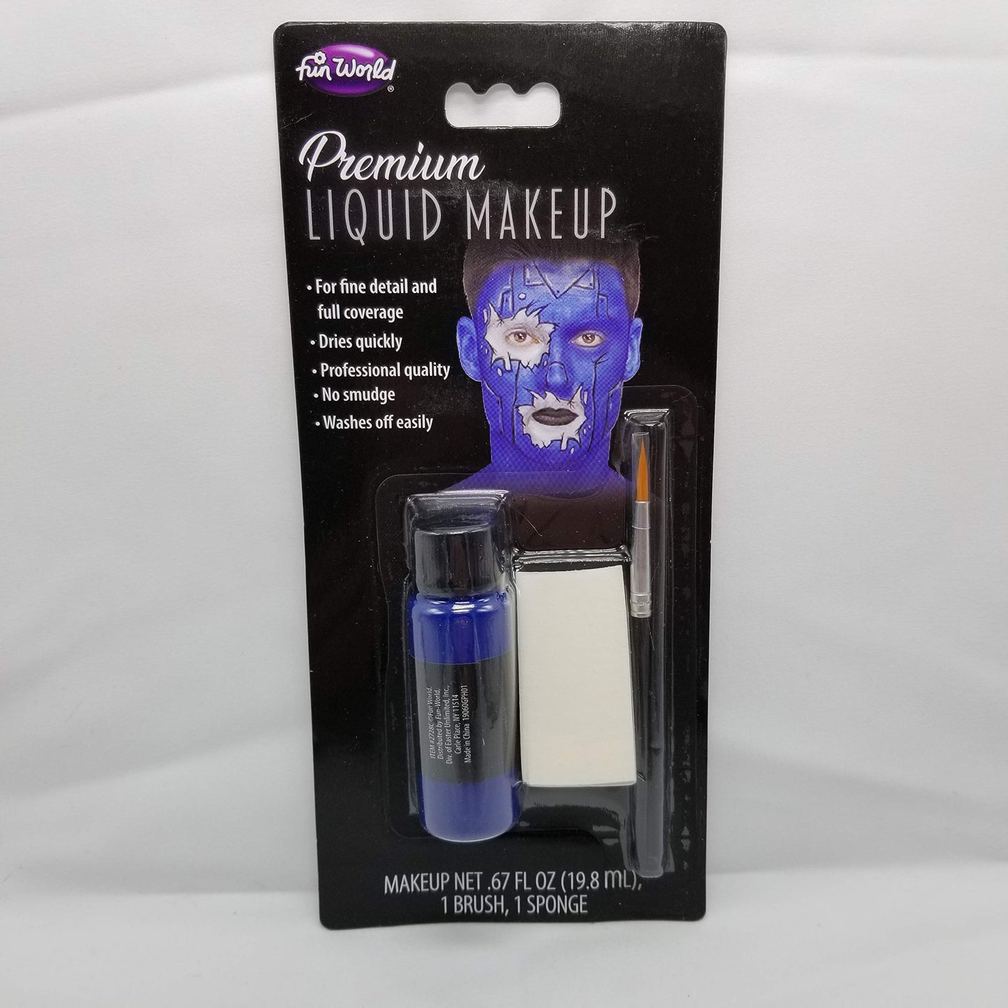 Fun World Premium Liquid Makeup (Blue)
