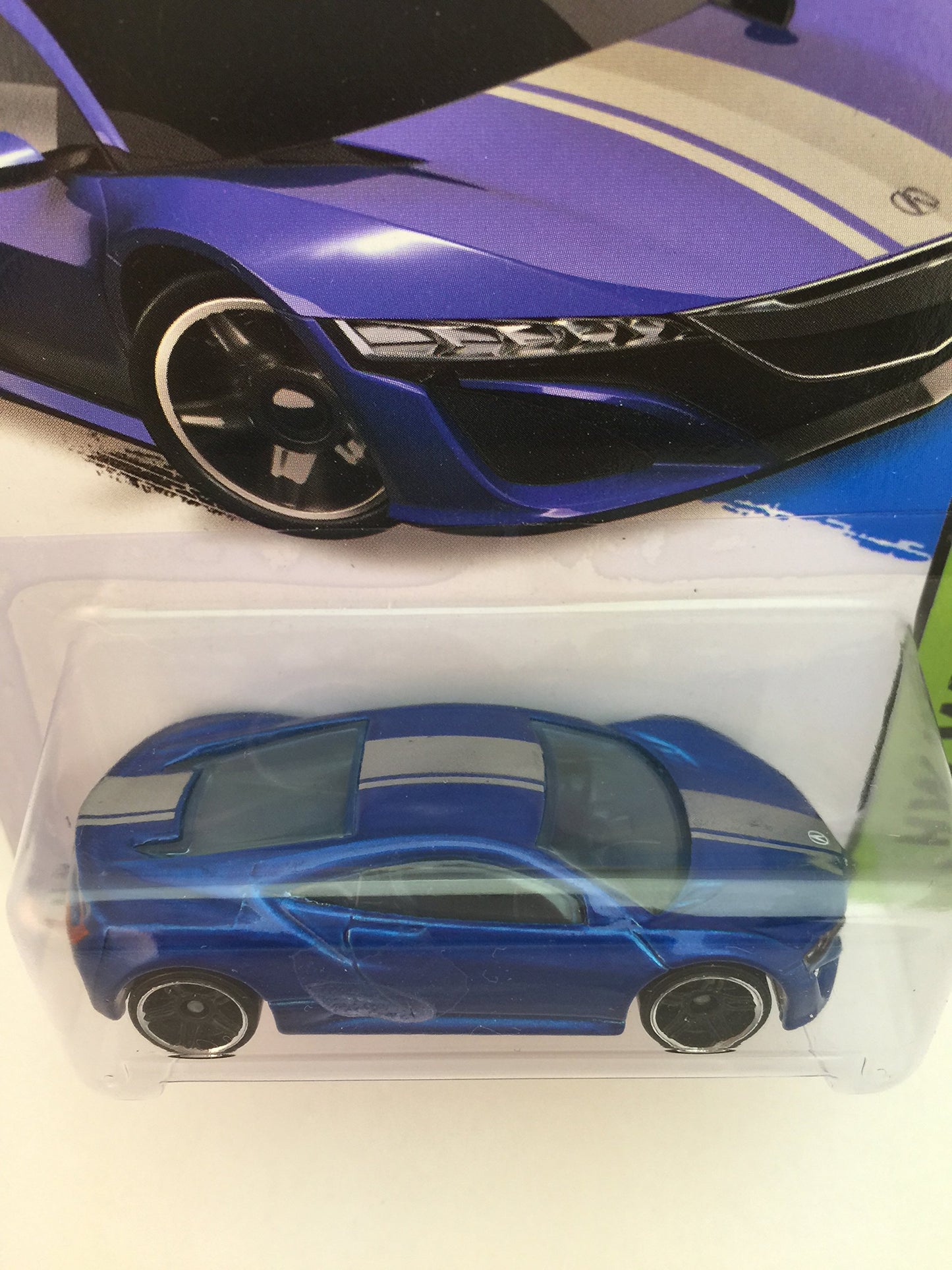 Hot Wheels 2015 HW Workshop '12 Acura NSX Concept 191/250, Metallic Blue