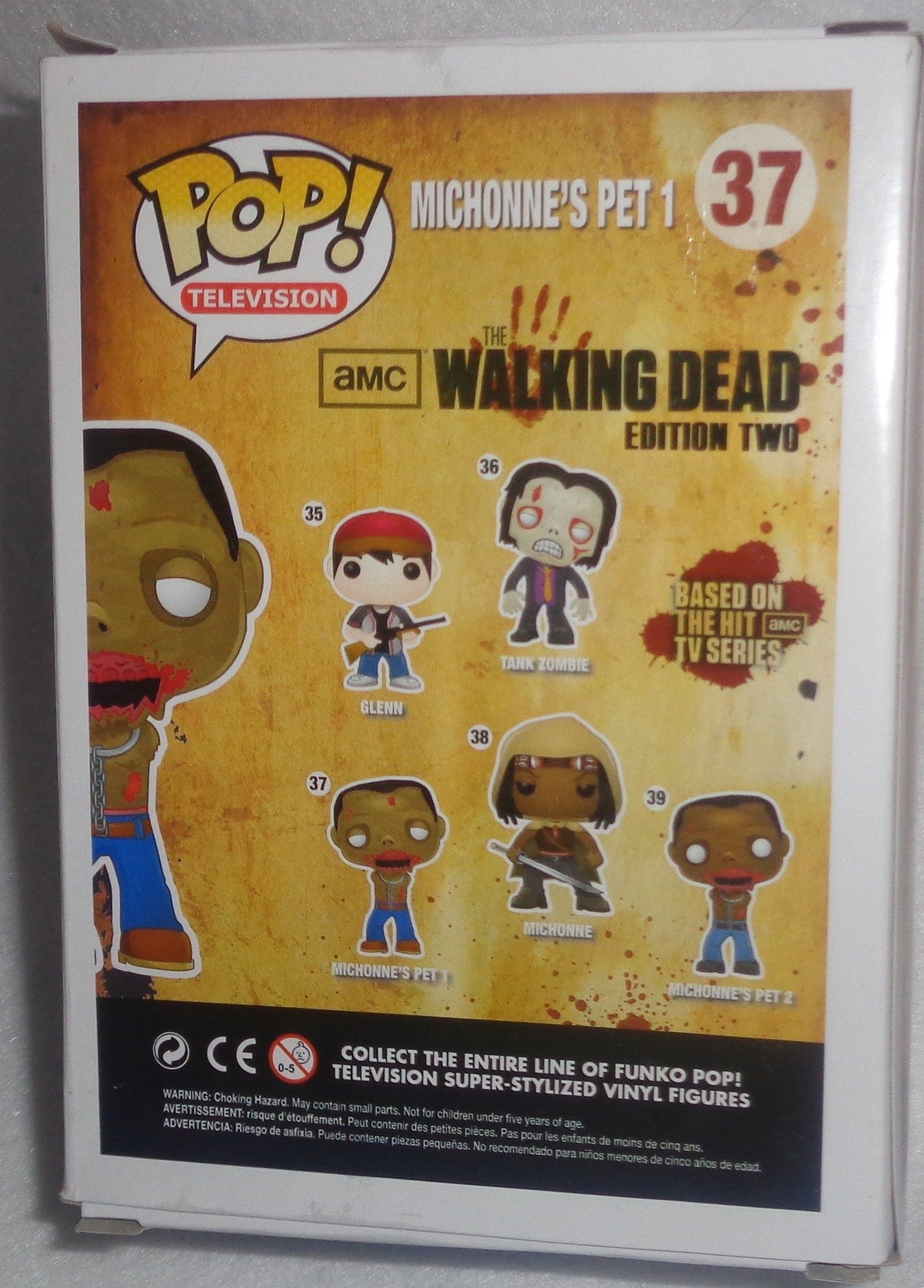 [UK Import] Walking Dead Michonne Pet Zombie Pop! Vinyl Figure - Pet Walker 1