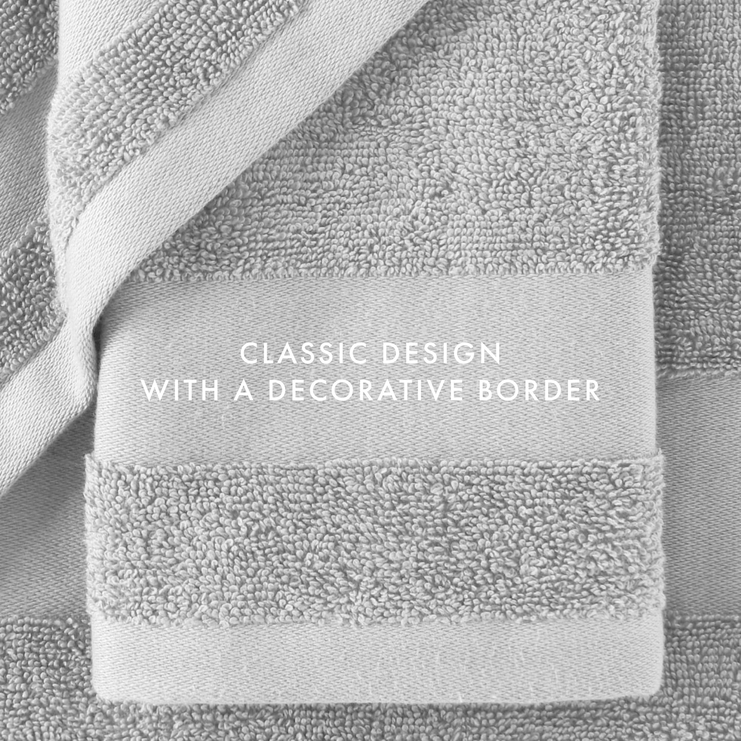 Linen Market Luxury 6 Piece Towel Set (100% Cotton) - Ultra-Soft & Absorbent 2 Bath Towels, 2 Hand Towels, 2 Wash Cloths - Hand Towels for Bathroom…