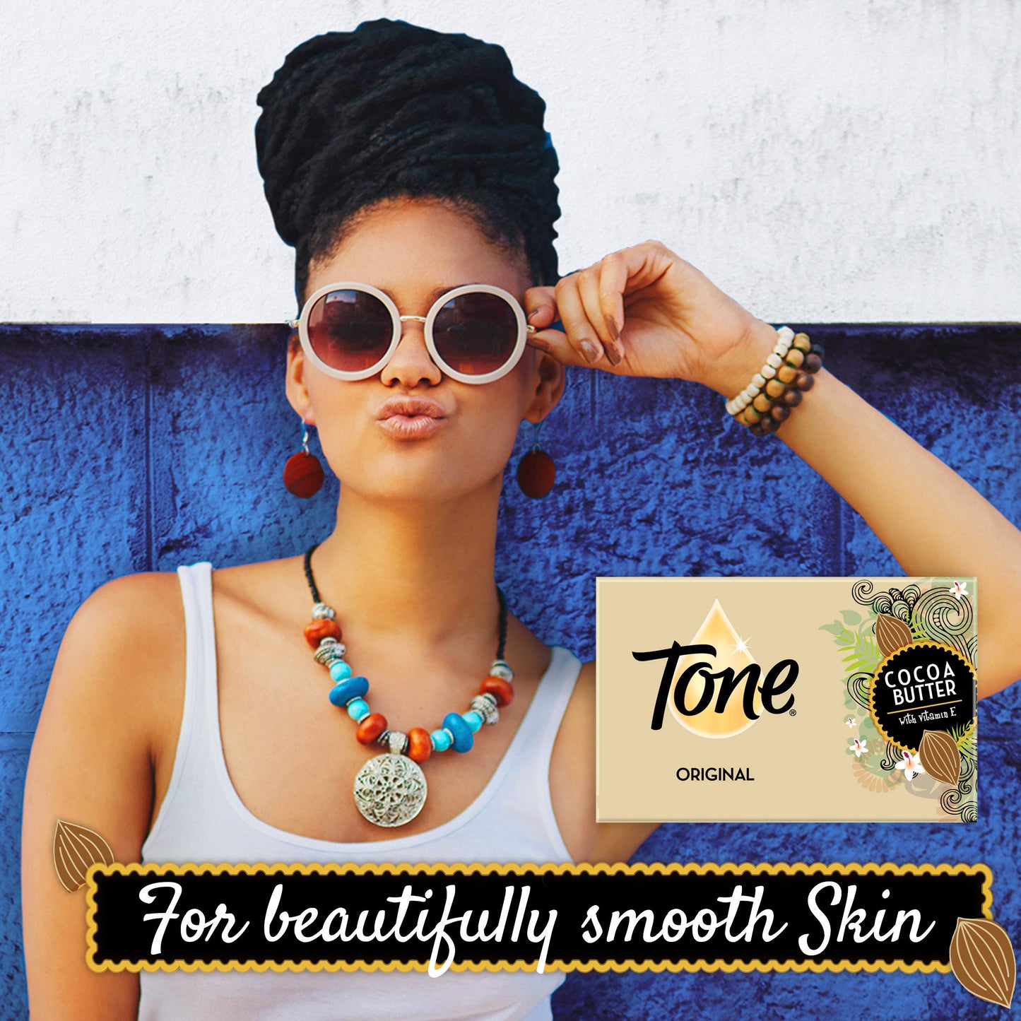 Tone Bath Bar Soap, Cocoa Butter, 4.25 oz, 6 Bars