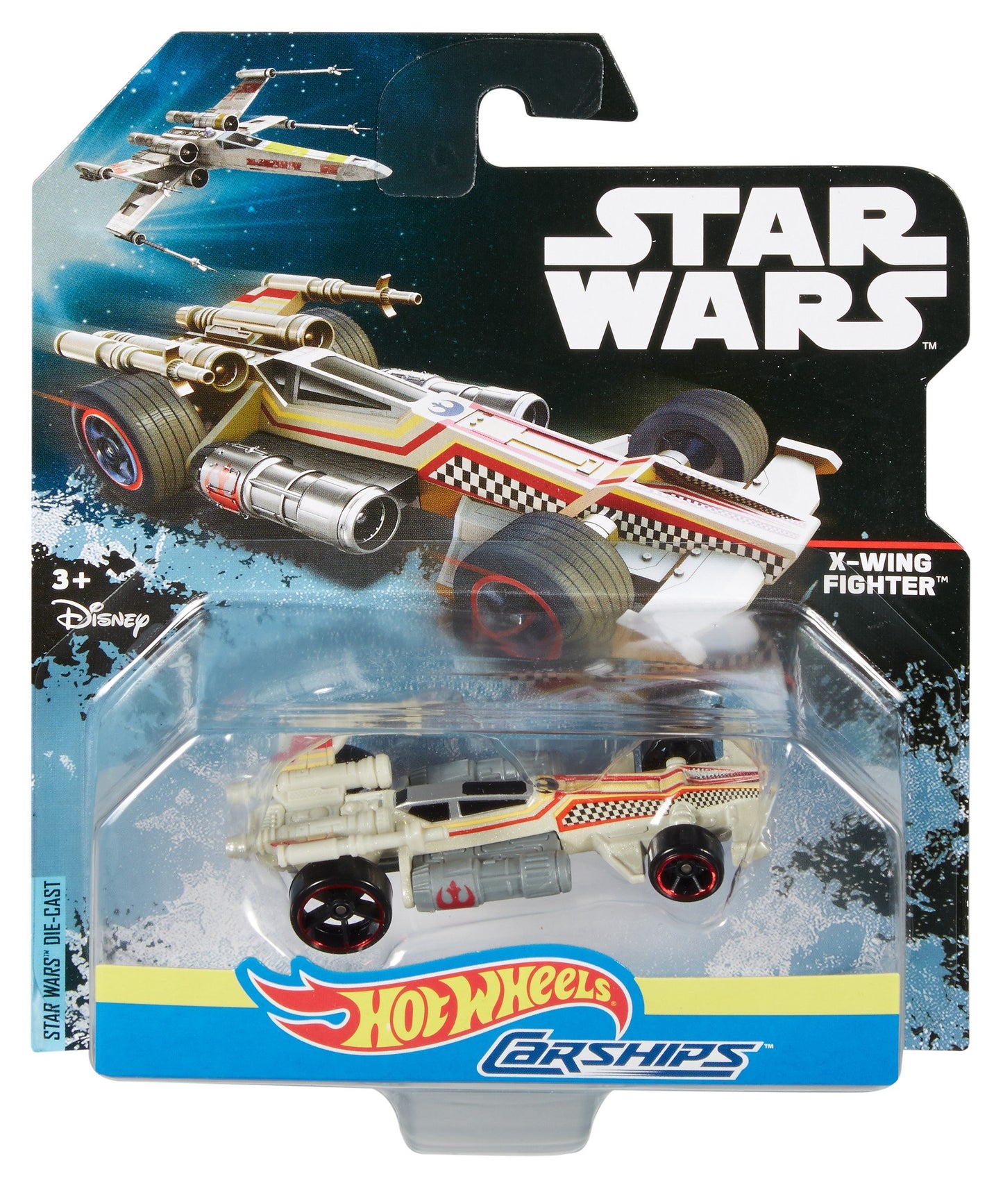 Hot Wheels Star Wars Classic Luke's X-Wing Carship Vehicle