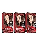 Revlon Permanent Hair Color, Permanent Hair Dye, Colorsilk with 100% Gray Coverage, Ammonia-Free, Keratin and Amino Acids, 33 Dark Soft Brown, 4.4 Oz
