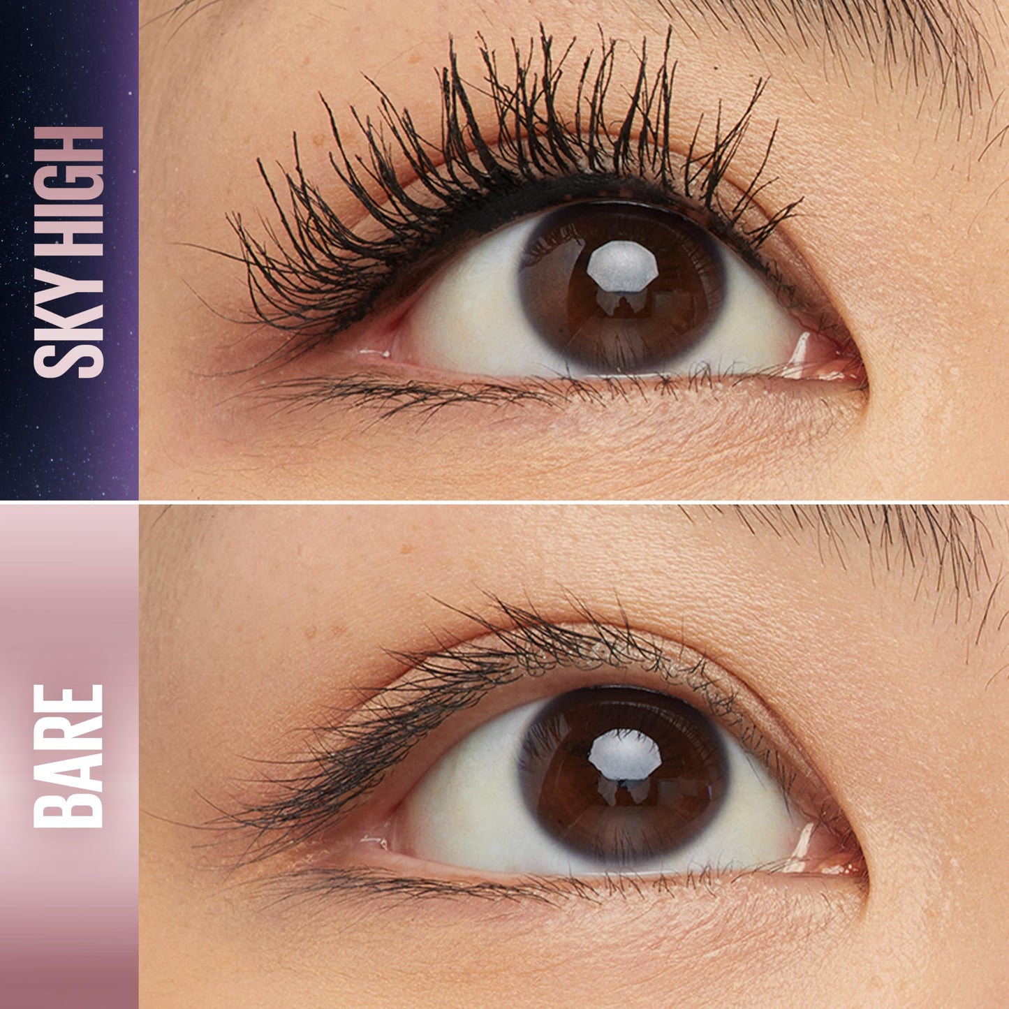 Maybelline Lash Sensational Sky High Washable Mascara Makeup, Volumizing, Lengthening, Defining, Curling, Multiplying, Buildable Formula, Blackest