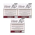 iENVY 3D Individual Lash Knot Free Ultra Black 2X Volume (3 Pack Medium)