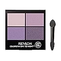 Revlon ColorStay Day to Night Eyeshadow Quad Palette with Transitional Shades, Stocking Stuffer for Her, Buttery Soft Feel, 530 Seductive, 0.16 Oz